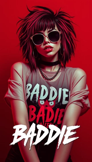 Baddie Wallpaper Red