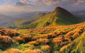 Summer Mountain Scenery Wallpaper HD For iPhone