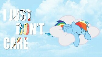 Rainbow Dash Cloud Wallpaper HD By Ivanthebrony