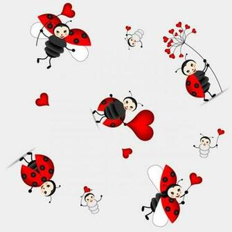Cute Ladybug Vector Material My Photoshop World