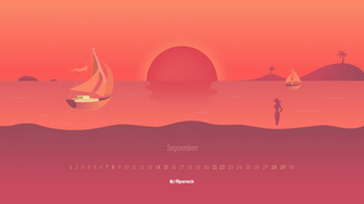September Wallpaper Calendars Flipsnack