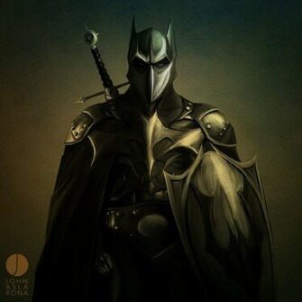 Lvmenes Medieval Batman Dark Knight Art