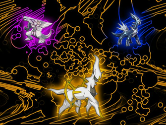 Pokemon Platinum Wallpaper Dialga Palkia Giratina