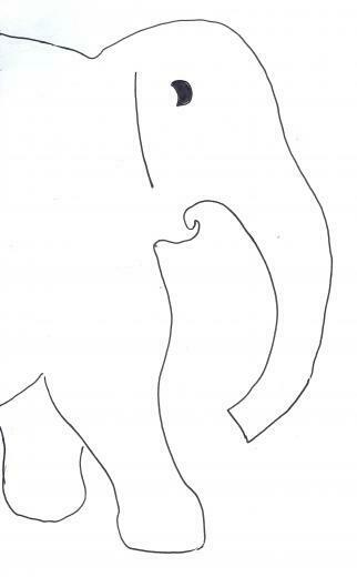 Pin Elephant Template