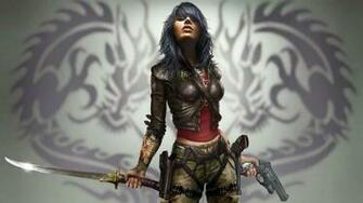 3d Game Girl HD Wallpaper The Database