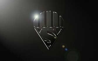 Superman Black And White Wallpaper Lantern Logo