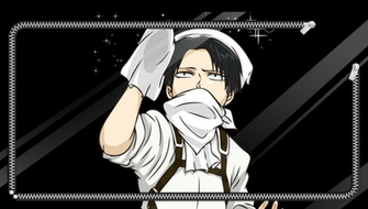 No Kyojin Levi Cleaning Fourthwall Lockscreen Ps Vita Wallpaper