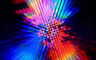 Alpha Coders Abstrakt Blurry Lights