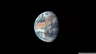Earth From The Moon Wallpaper