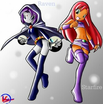 Raven And Starfire Color Photo Wii Wonderswan