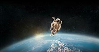 Astronaut Galaxy Wallpaper Top