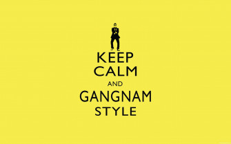 Calm Quotes Keep Gangnam Style Wallpaper
