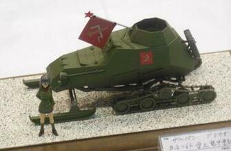Girls Und Panzer Pravda Ba Snowmobile By Rlkitterman On
