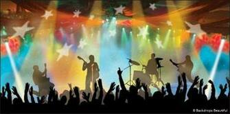 Rock Concert Stage Background Backdrops