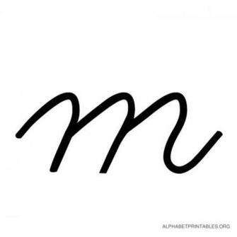 Cursive Alphabet Letters