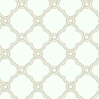 Grey Silver Ap7481 Open Trellis Wallpaper Contemporary Modern
