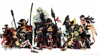 Separated Gurren Lagann Triple Monitor Wallpaper