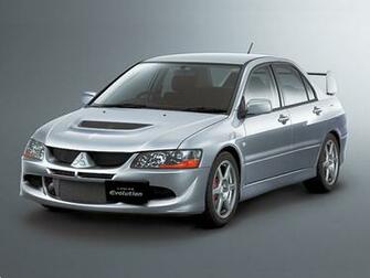Silver Cars Mitsubishi Lancer Evo Wallpaper