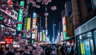 Tokyo Street Scene Wallpaper