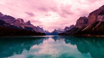 Lake Mountains Nature Scenery 4k Wallpaper