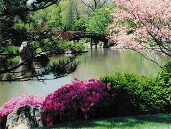 Spring Garden Wallpaper In Japanese Truly