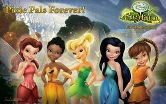Tinkerbell And Friends Pixie Hollow Wallpaper