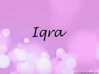 Iqra Name Wallpaper Urdu Meaning