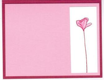 On The Front Side Of Card With Stampin Dimensionals