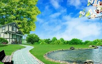 Backyard HD Desktop Wallpaper Widescreen High Definition
