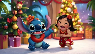 Lilo And Stitch Christmas Wallpaper
