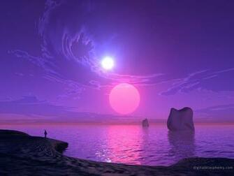 Purple Image Sunset HD Wallpaper And Background Photos
