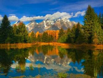 Grand Teton HD Background Landscapes Wallpaper