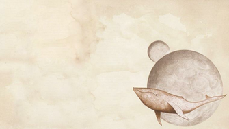 Whale Minimalism Space Simple Background Planet Gojira