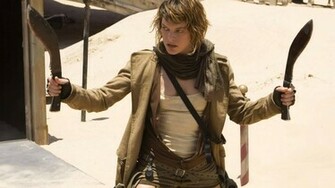 Resident Evil Milla Jovovich Extinction Wallpaper Hq