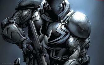 Wallpaper Venom Flash Thompson Soldier