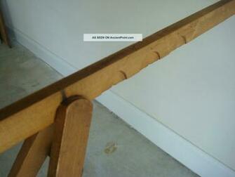 Handsome Ridgely Antique Wallpaper Hangers Table Marked And