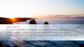 Ezekiel Kjv Desktop Wallpaper For I Am The Lord Will