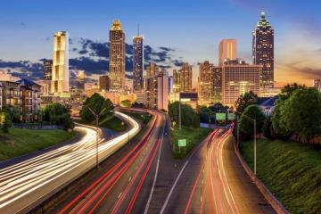 Atlanta Background Skyline Seven Real Estate