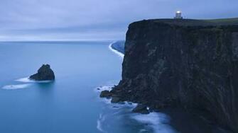 Iceland Dyrholaey Lighthouse Wallpaper
