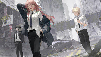 Power Denji Aki Hayakawa Chainsaw Man Wallpaper 4k HD Pc 1241j
