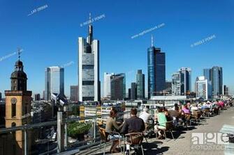 Hauptwache And St Catherine S Church Skyscrapers In Background