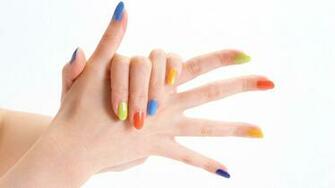 Colourful Nail Polish Choice Wallpaper