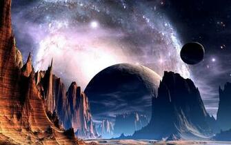Sci Fi Science Fiction Planets Alien Sky Stars Nebula Galaxy Space