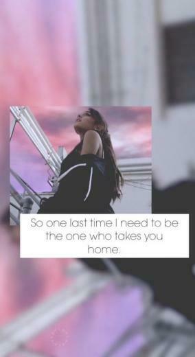 Wallpaper Lockscreen Ariana Grande One Last Time