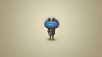 Sesame Street Cookie Monster Humor Funny Cute Wallpaper