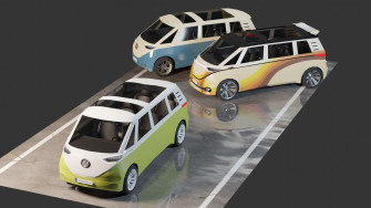 Volkswagen Id Buzz 3d Model By Netrunner