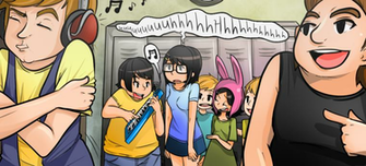 Bob S Burgers Hallway By Steffuh