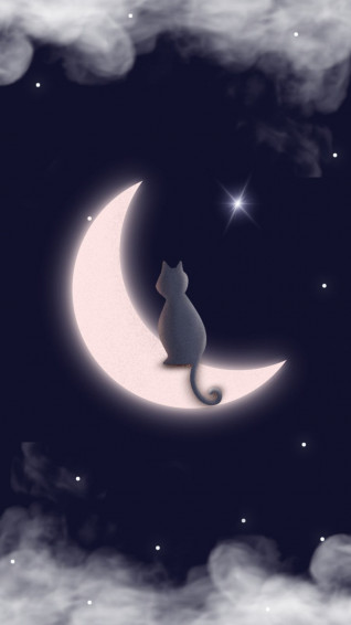 And Customizable Aesthetic Moon Wallpaper Templates