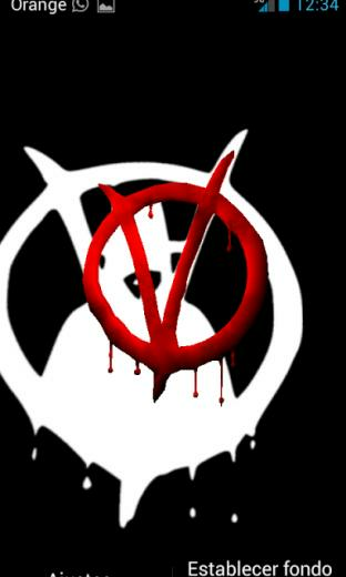 Anonymous 3d Live Wallpaper Screenshot