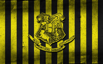 Hogwarts Crest Colours Hufflepuff Hearted